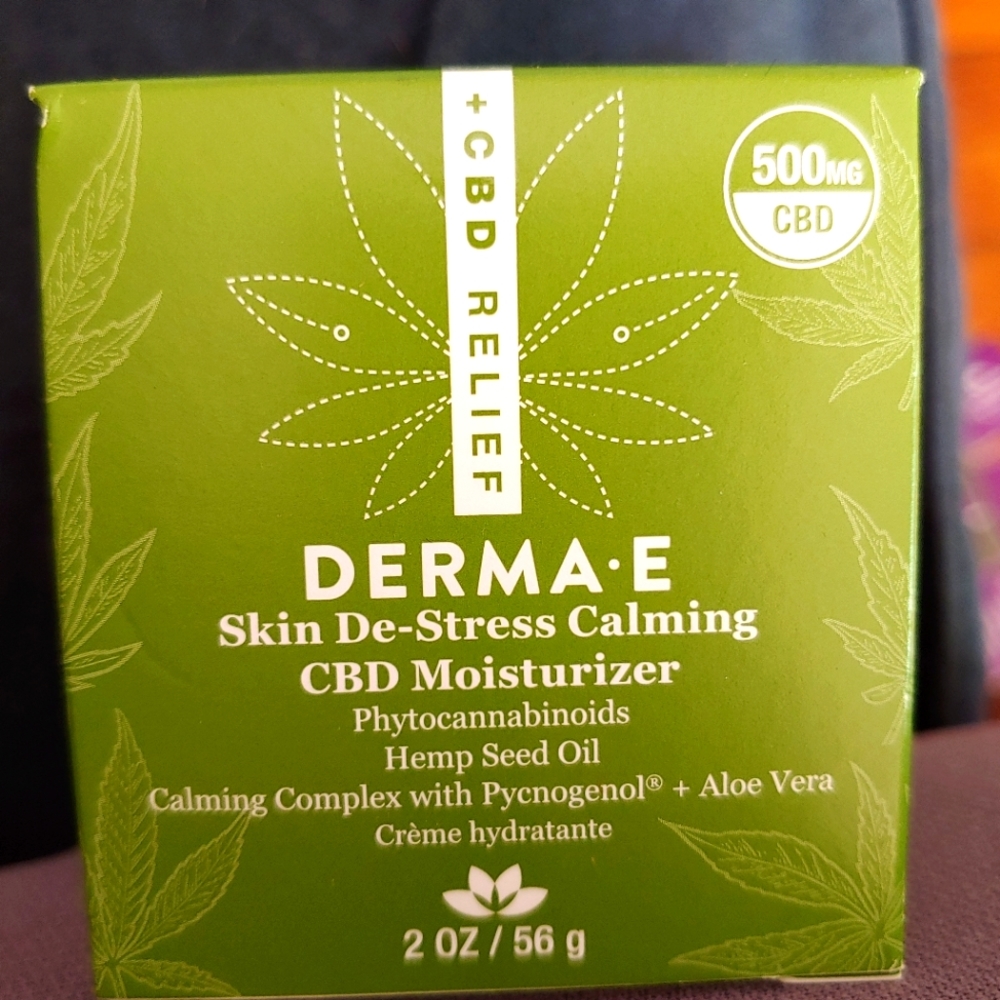 Derma-E Skin De-Stress Calming C B D Moisturizer